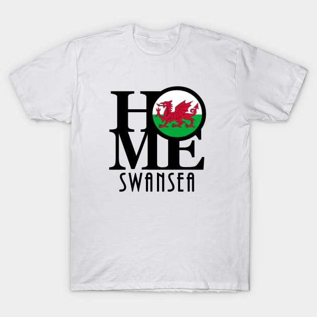 HOME Swansea Wales T-Shirt by UnitedKingdom